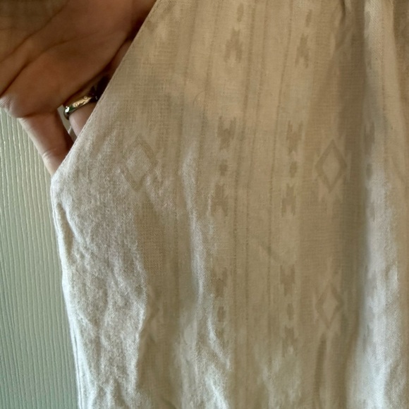 Rewash Light Beige Linen Drawstring Pants • Women’s small - Picture 4 of 8